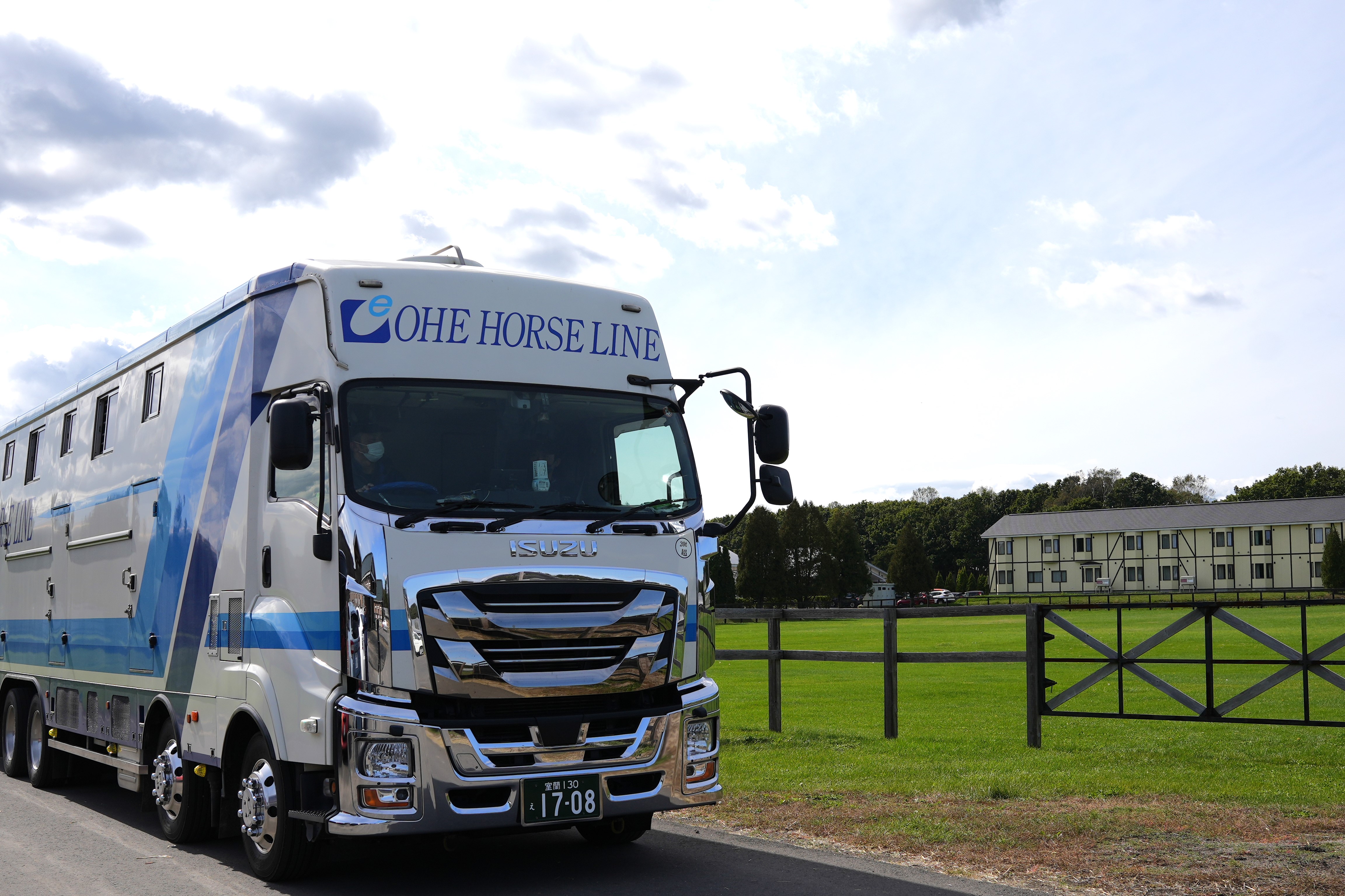 トレーニングセンターでの輸送風景